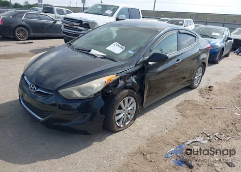 2011 Hyundai Elantra Gls из США, поврежденный, VIN 5NPDH4AE0BH044341